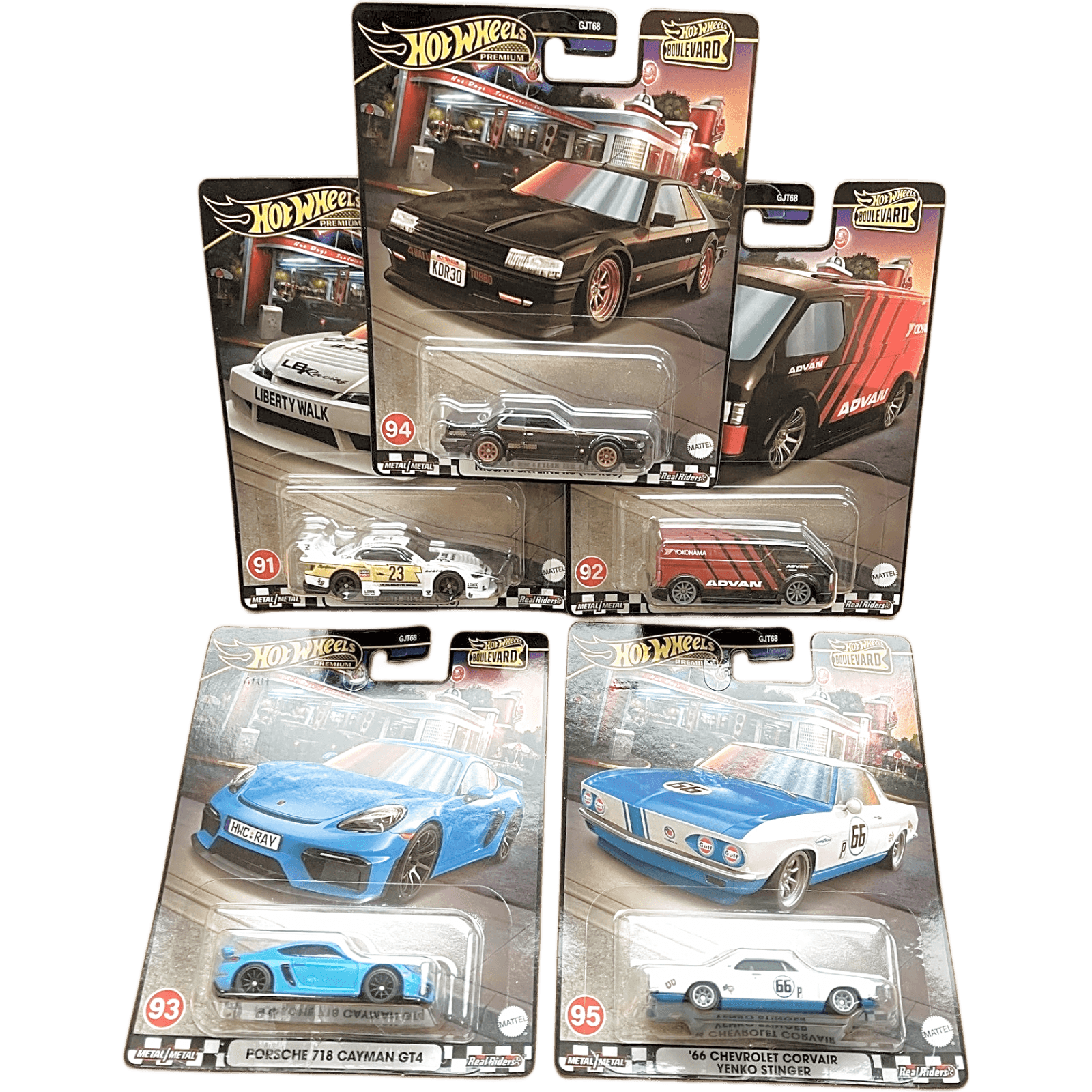 Boulevard Number 91-95 lot of 5
