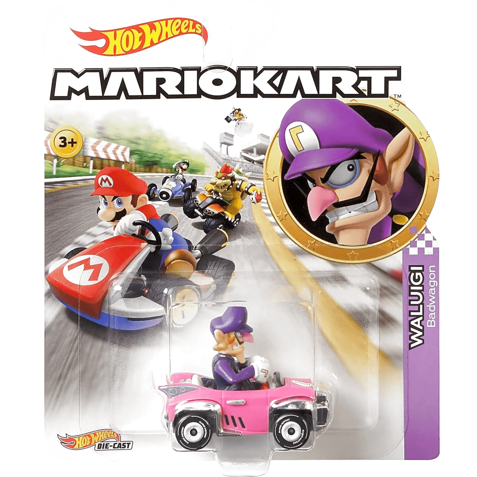 Character Cars Mario Kart Waluigi Badwagon