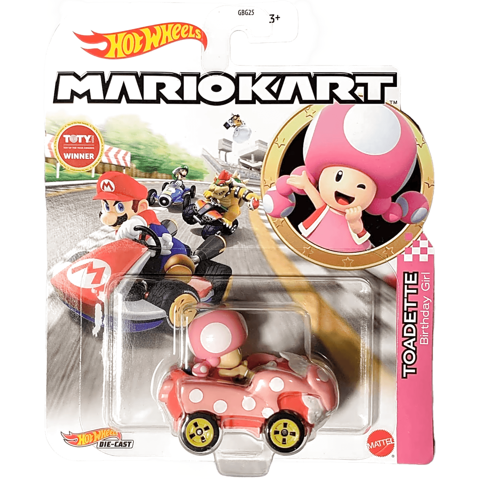 Character Cars Mario Kart Toadette Birthday Girl