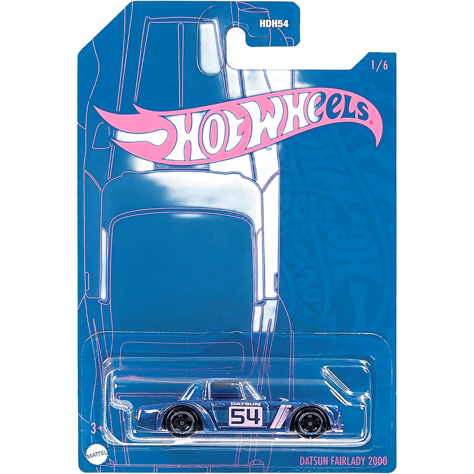 Mainline 2000 Blue and Pink Datsun Fairlady