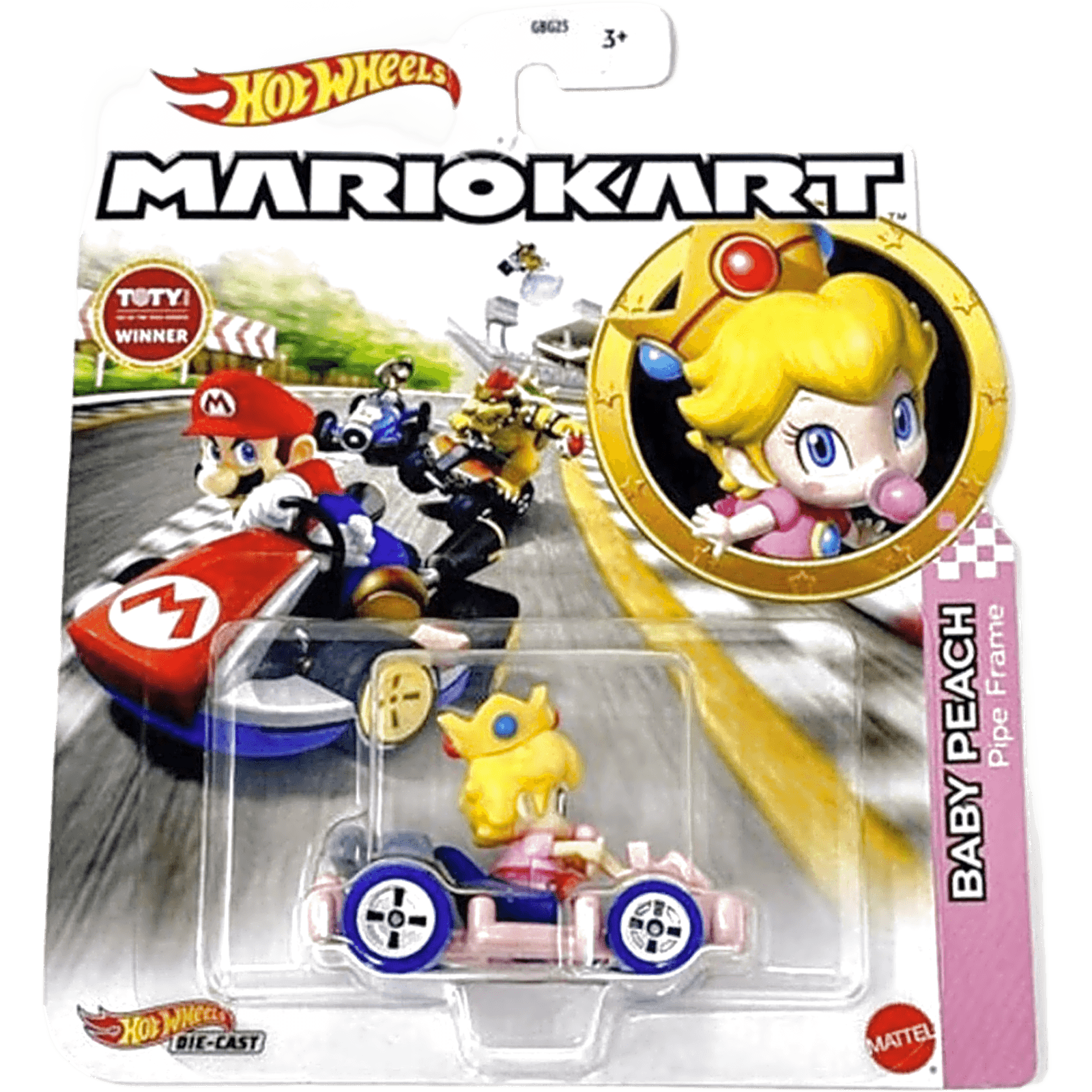Character Cars Mario Kart Baby Peach Pipe Frame