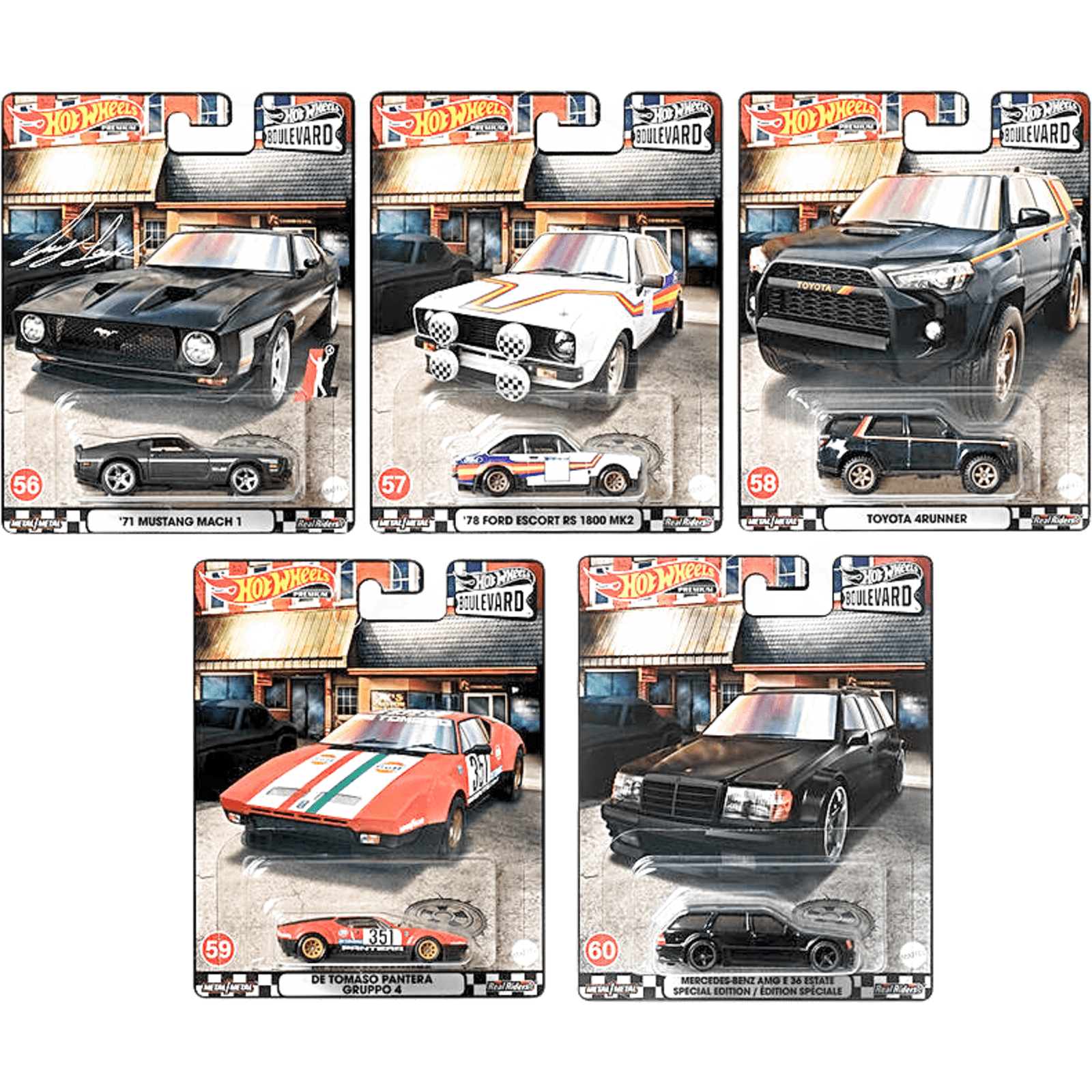 Boulevard Number 56-60 lot of 5