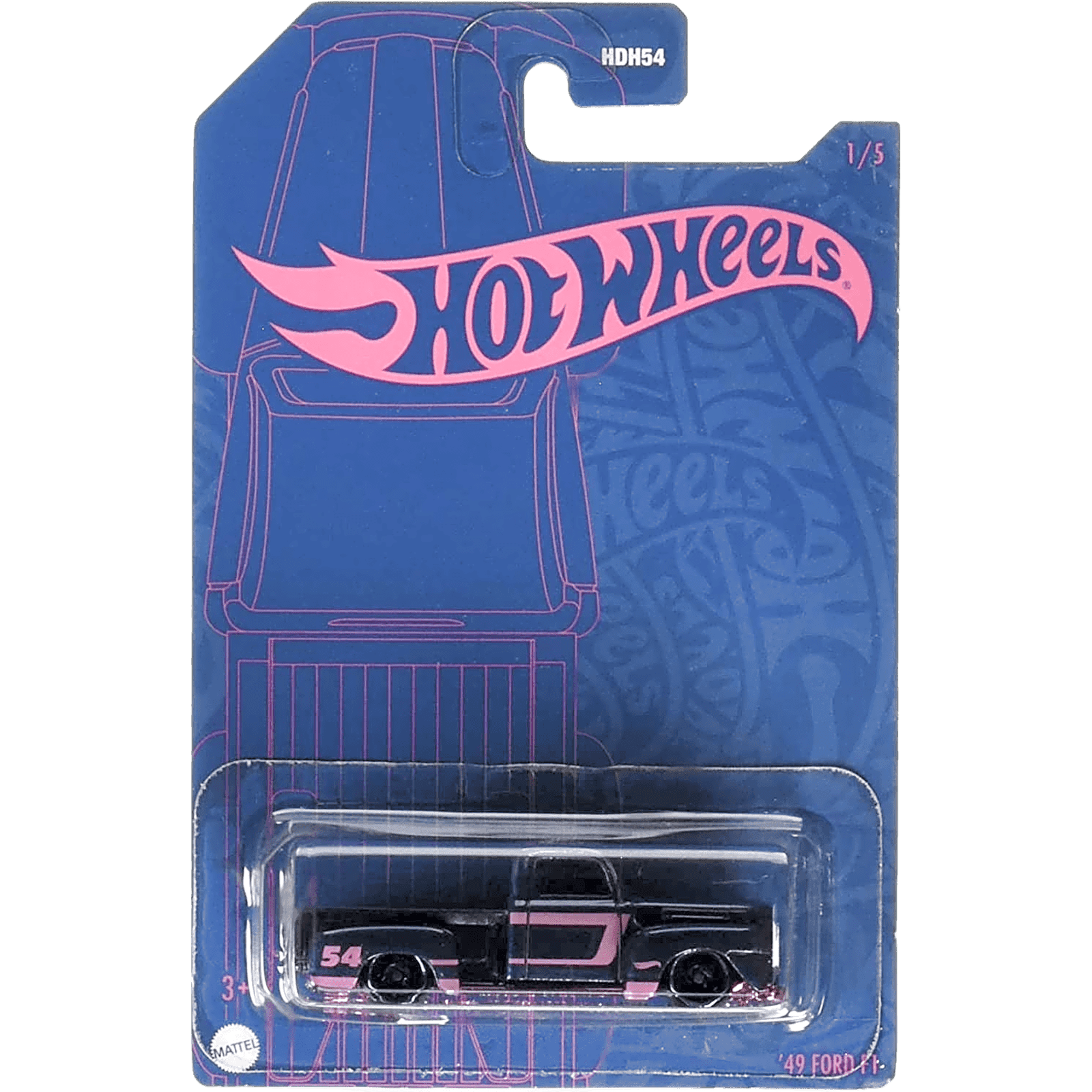 Formula 1 1949 Blue and Pink Ford F1
