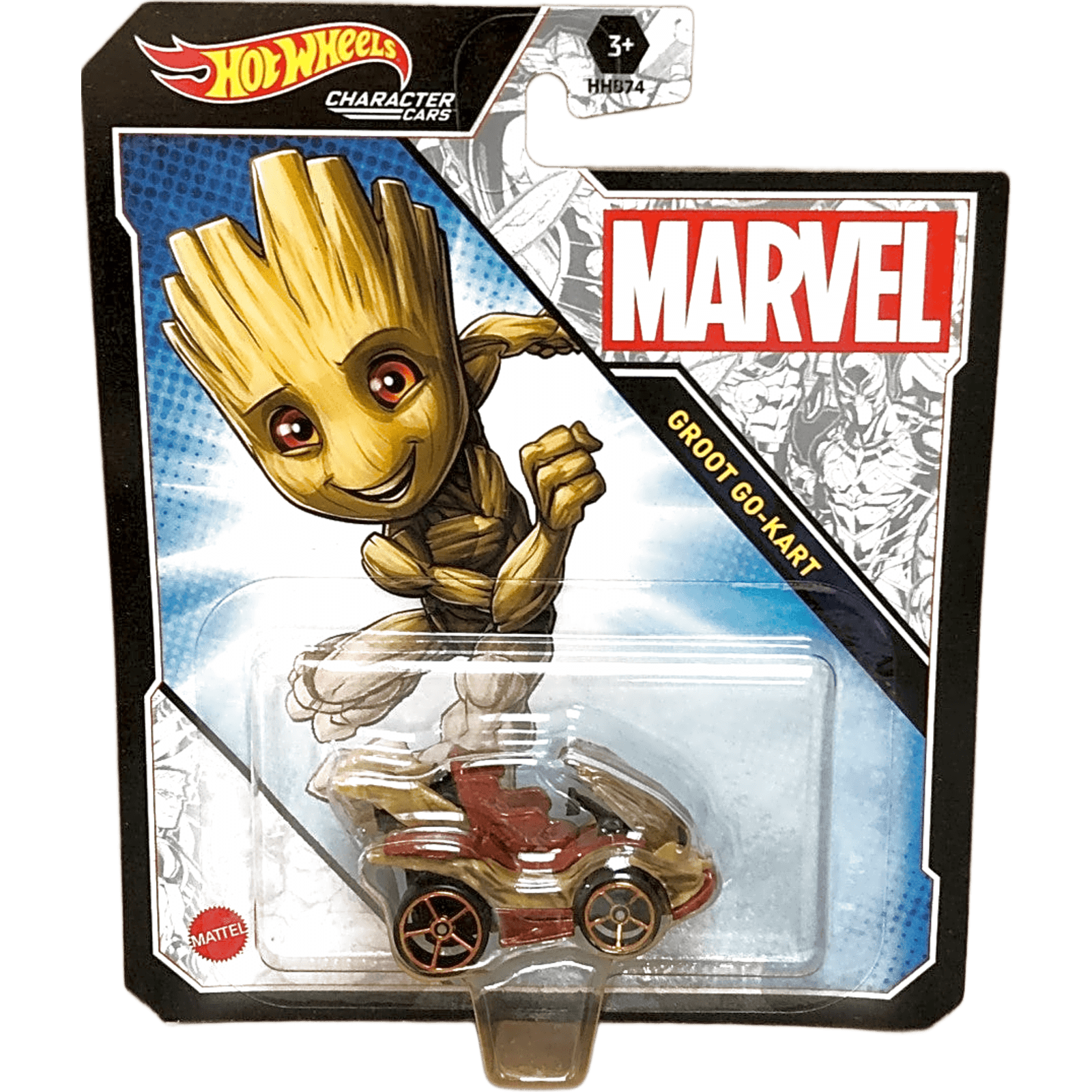 Character Cars Marvel Groot Go-Kart