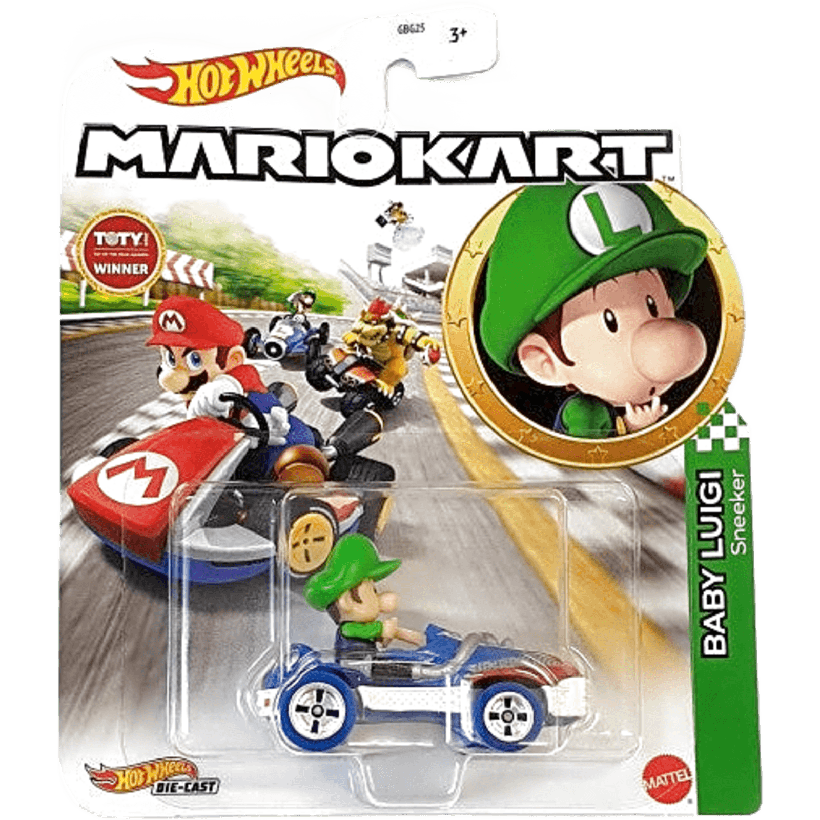 Character Cars Mario Kart Baby Luigi Sneeker