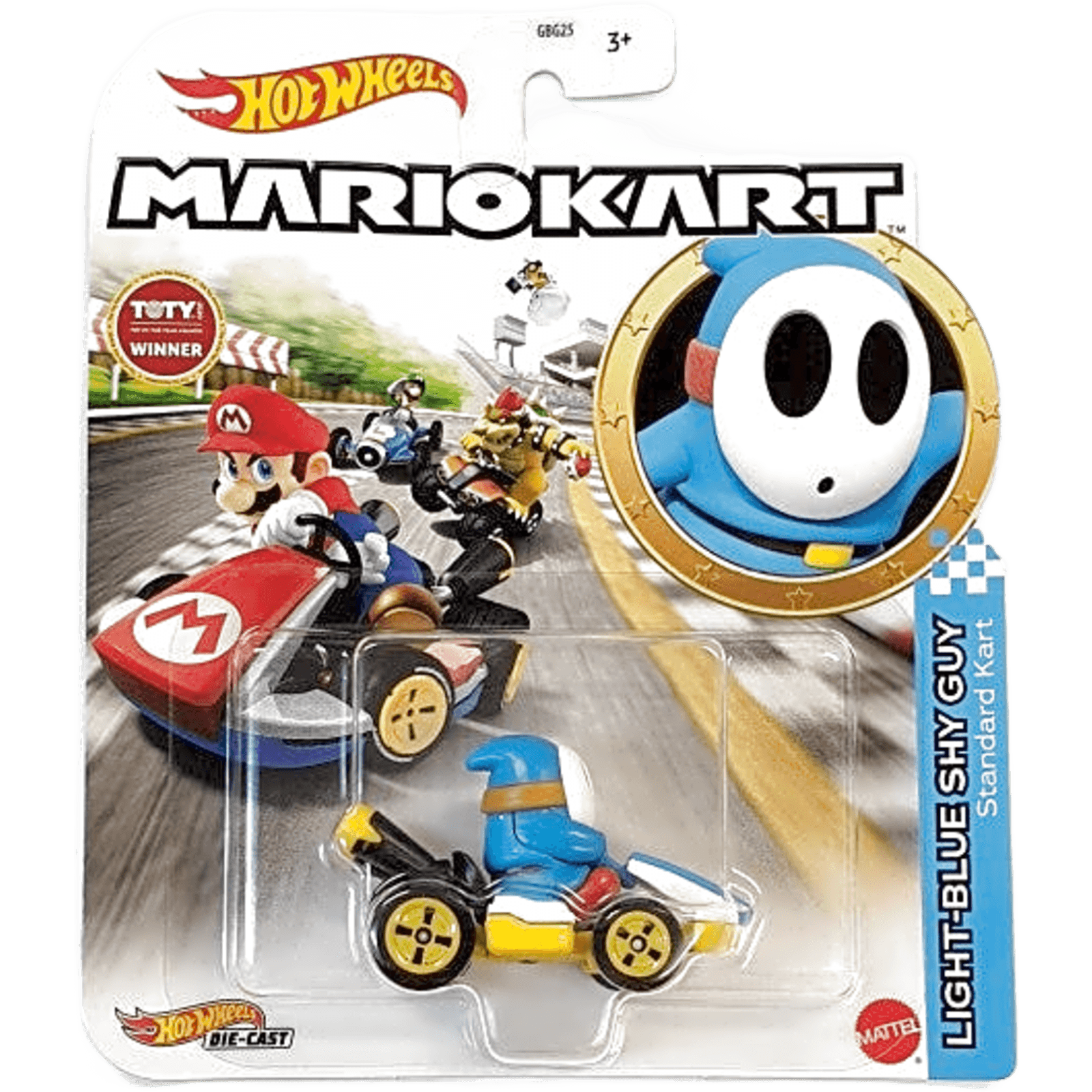 Character Cars Mario Kart Light Blue Shy Guy standard cart