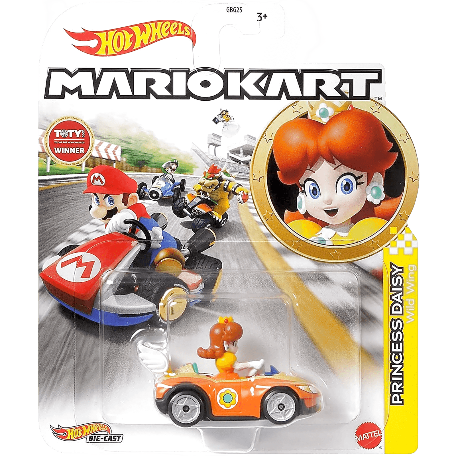 Character Cars Mario Kart Princess Daisy Wild Wing