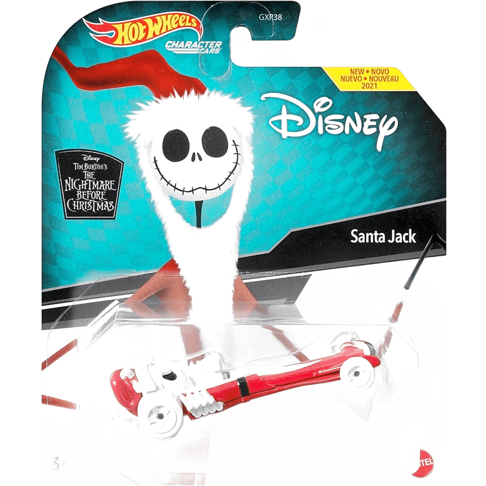 Character Cars Disney Nightmare before Christmas Santa Jack