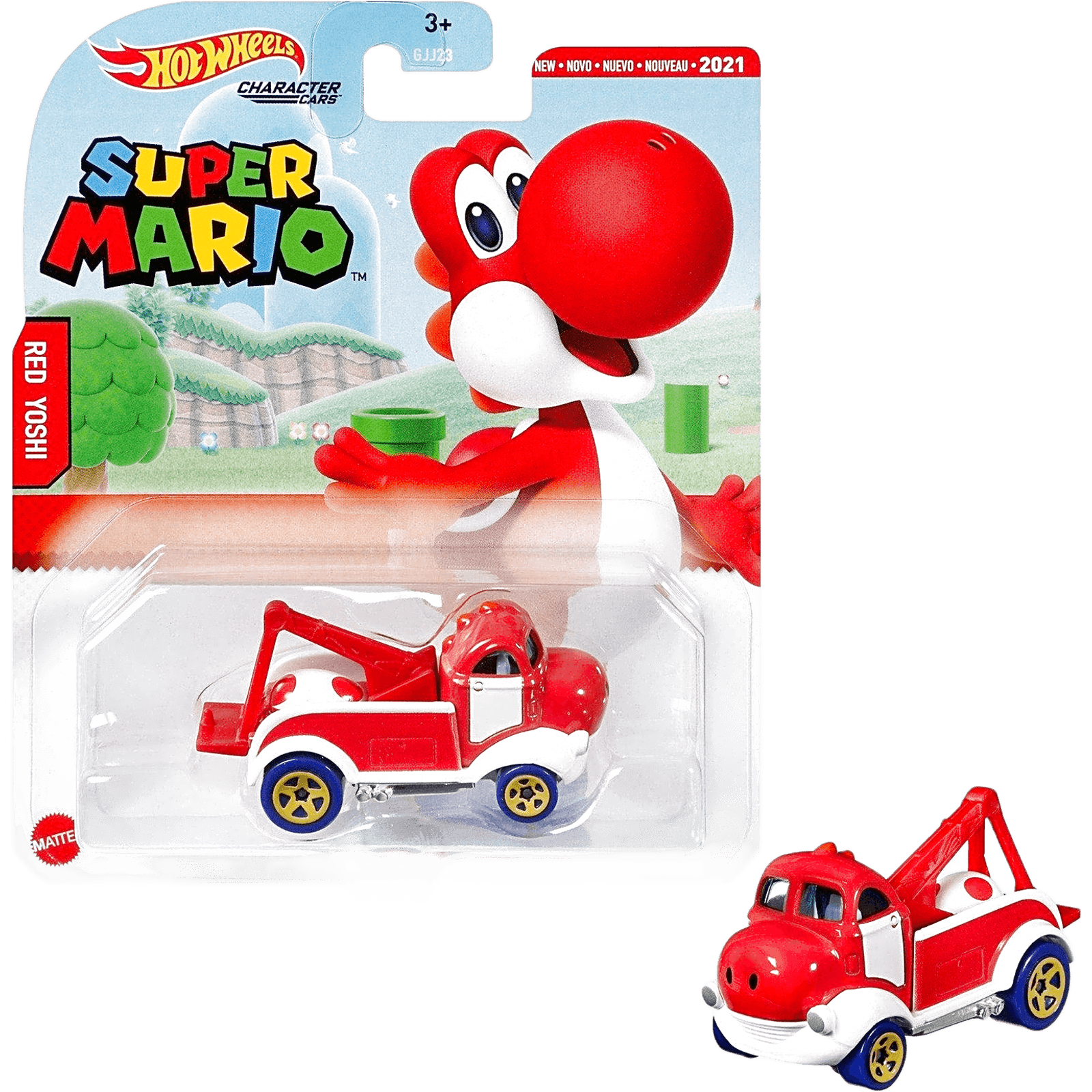 Character Cars Red Yoshi