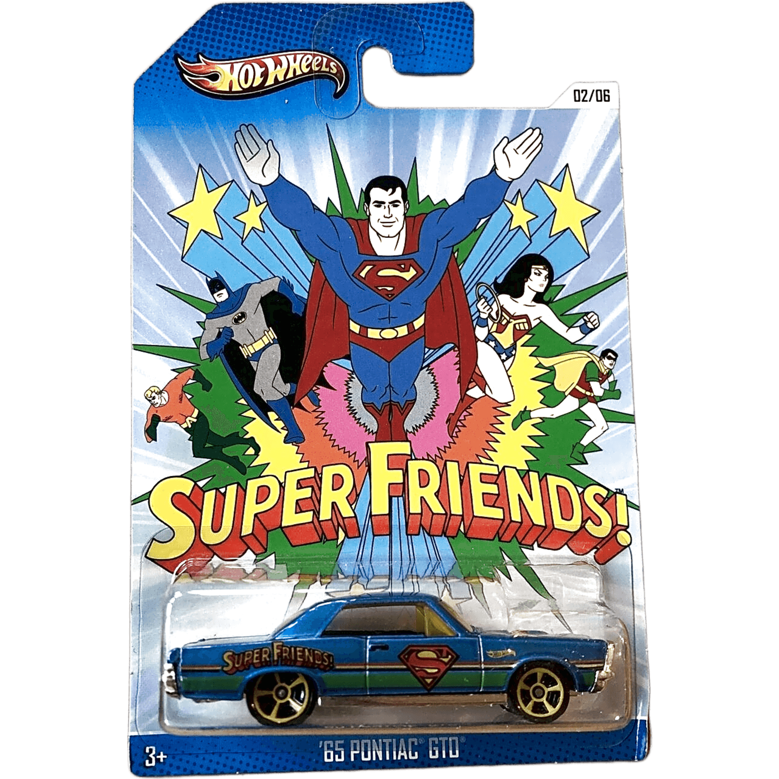 Mainline 1965 Super Friends Superman Pontiac GTO