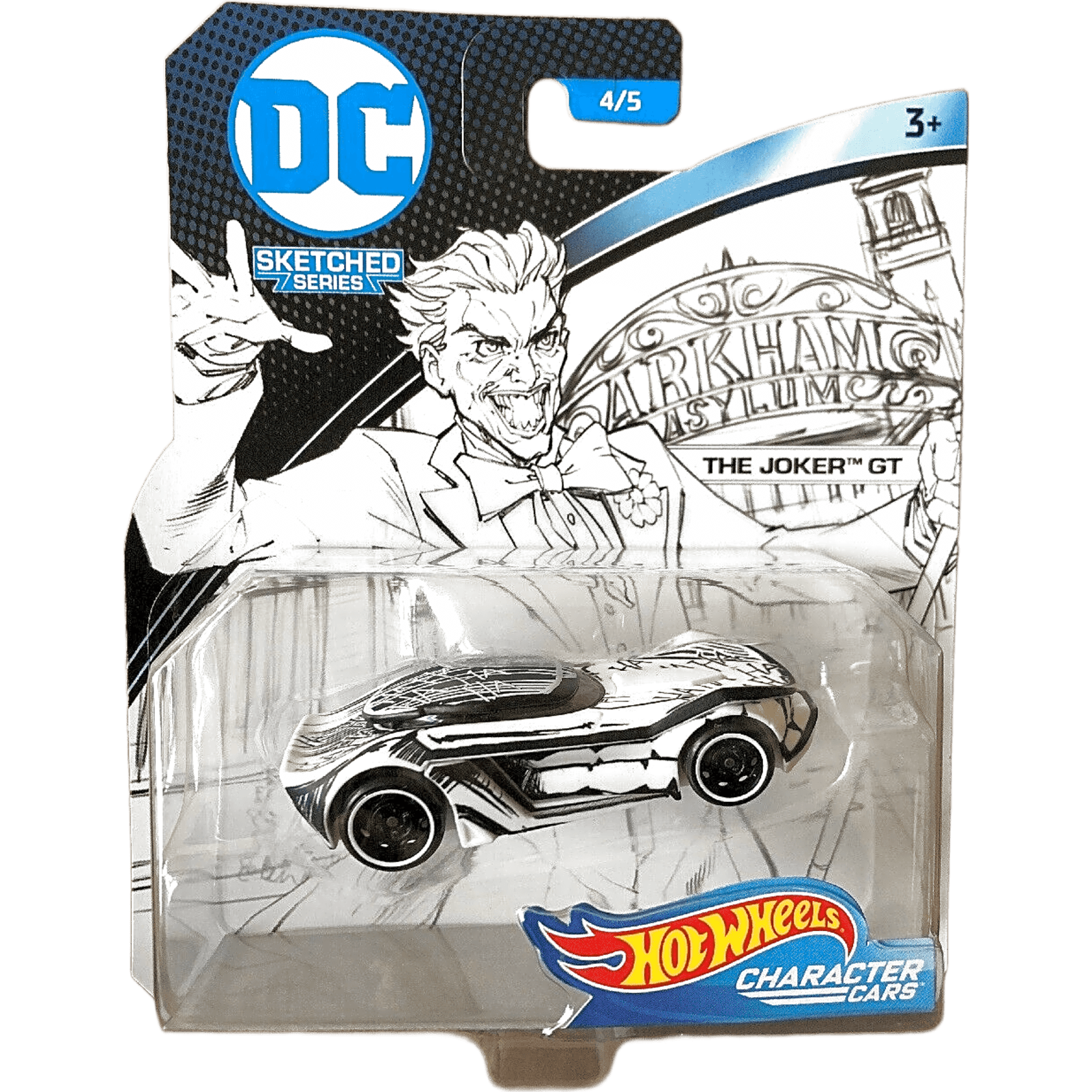Character Cars DC Comics Sketched Series The Joker GT