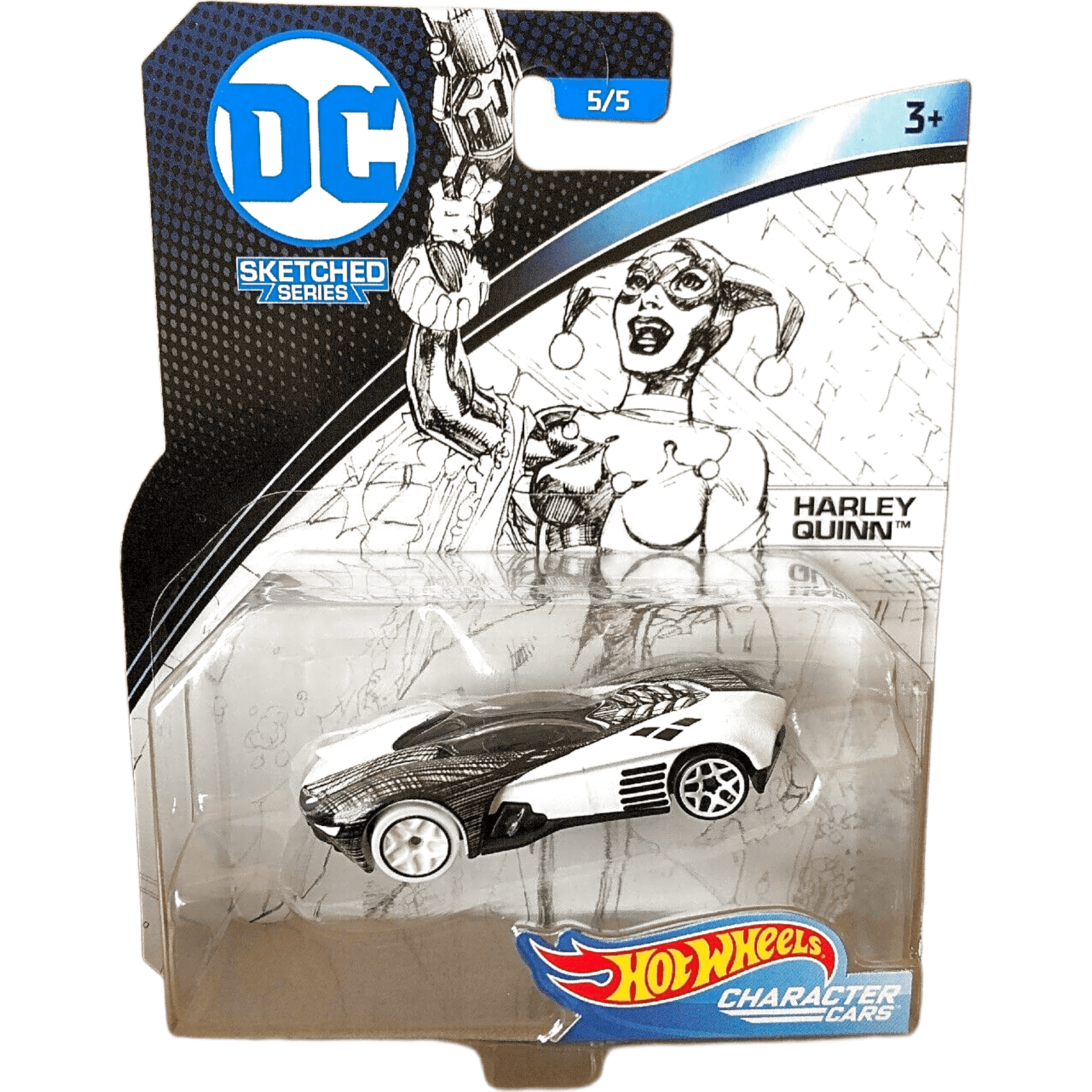 Character Cars DC Comics Sketched Series Harley Quinn