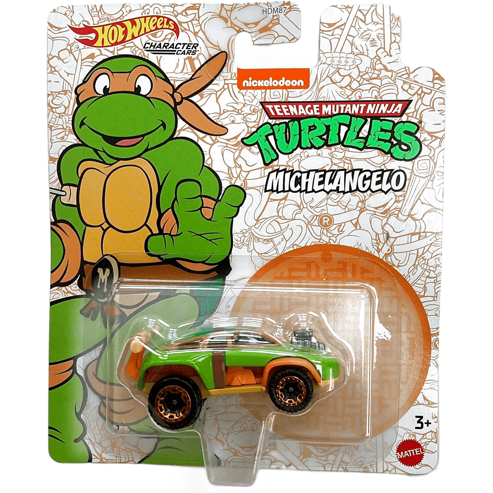 Character Cars Teenage Mutant Ninja Turtles Michelangelo