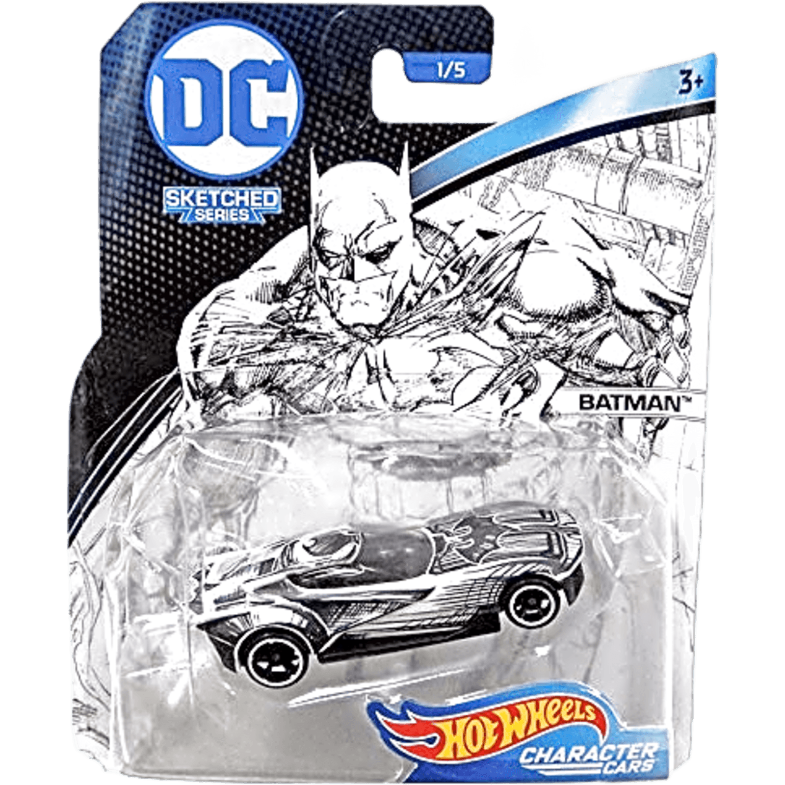 Character Cars DC Comics Sketched Series Batman