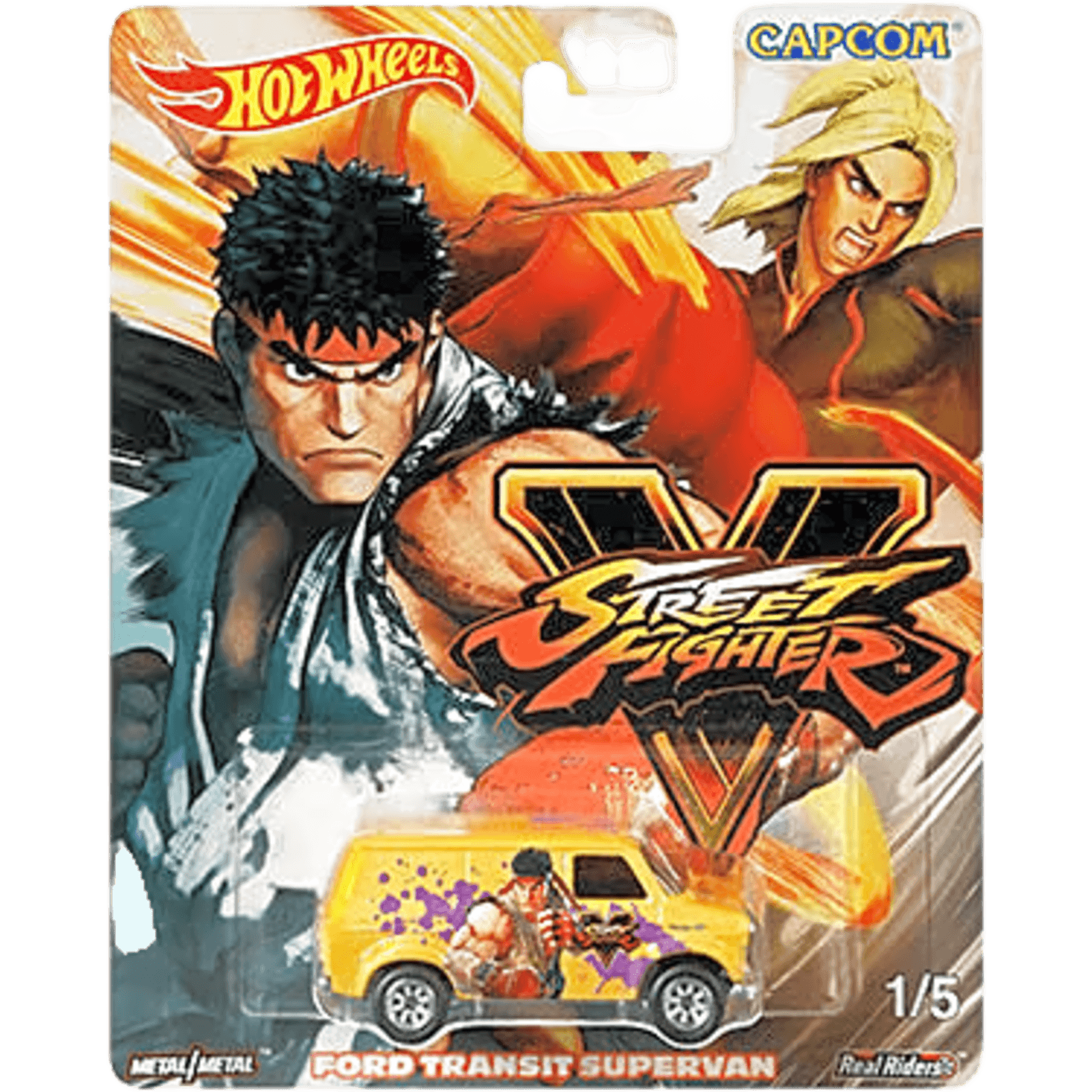 Pop Culture Street Fighter Ryu & Ken Masters Ford Transit Super Van